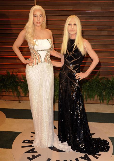 lady gaga and donatella versace|Lady Gaga latest photos.